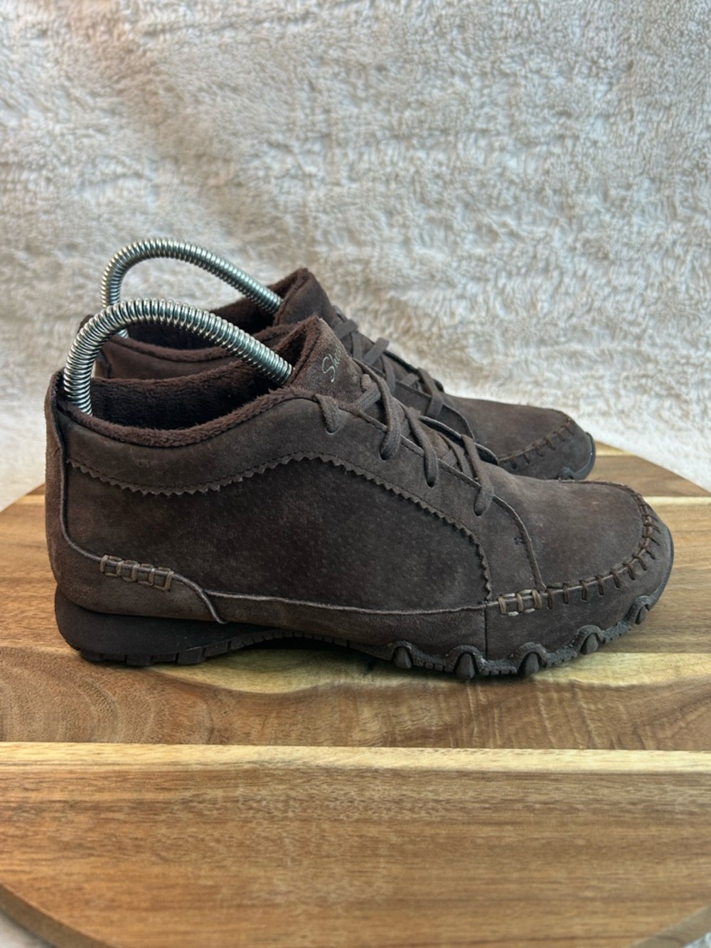 Skechers Relaxed Fit Bikers Zippiest Women’s Shoes Size 7.5 Brown